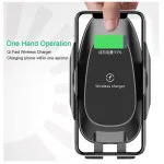 Car Phone Holder Wireless Charger Qi Fast Charging Automatic Clamping Car For iPhone/Samsung