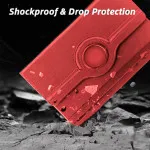 Stylish Red Samsung Galaxy Tablet S7 Case with 360° Rotating Adjustable Stand