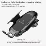 Car Phone Holder Wireless Charger Qi Fast Charging Automatic Clamping Car For iPhone/Samsung