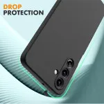 For Samsung Galaxy A16 5G Case, Soft TPU Black Cover Shockproof and Full-Body Protection