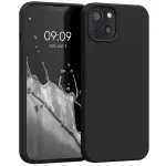 iPhone 13 Liquid Silicone Black Cover– Slim Fit with Soft Touch Finish