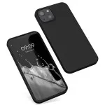 iPhone 13 Liquid Silicone Black Cover– Slim Fit with Soft Touch Finish