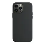 iPhone 13 Pro Max Liquid silicone Black case - Silky-Soft Touch and Full-Body Protection