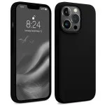 iPhone 13 Pro Case with Elegant Black and Protective Soft Liquid Silicone Material