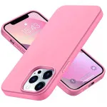 Upgrade Your iPhone 13 Pro with a Stylish Pink Soft Silicone Case - Slim and Durable Design