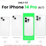 For iPhone 14 Pro Cover - Soft TPU Black Silicone Case with Full Protection