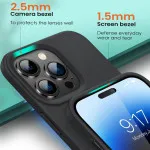 Apple iPhone 14 Pro Max Cover - Soft TPU Black Silicone Case with Full Protection