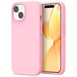 Upgrade Your iPhone 15 Plus with Stylish Pink Soft TPU Liquid Silicone Case