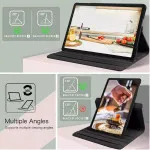 For Samsung Galaxy Tab A9 Plus 11-Inch (2023) Leather Smart Stand Case with Auto Wake/Sleep, Slim Protective Tablet Cover