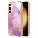 Elegant Rose Marble Case for Samsung Galaxy S25 – Stylish & Durable