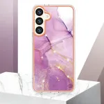 Elegant Rose Marble Case for Samsung Galaxy S25 – Stylish & Durable