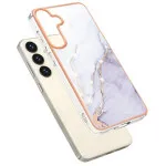 Samsung Galaxy S25 Marble White Case - Unique and Eye-Catching