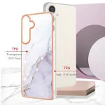 Samsung Galaxy S25 Marble White Case - Unique and Eye-Catching