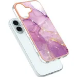 iPhone 16 Marble Case – Slim Shockproof TPU Silicone Protective Cover