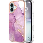 iPhone 16 Marble Case – Slim Shockproof TPU Silicone Protective Cover