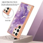 Samsung Galaxy S25 Ultra Marble Phone Case  in Purple Design – Unique and Stylish