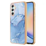 Sophisticated Blue Marble Phone Case for Samsung Galaxy S25 Plus – Elegant Design