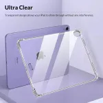 Bumper Clear Silicone Gel Case for iPad 10.2 (9th, 8th, 7th Gen) 2021/2020/2019 Tablet Cover