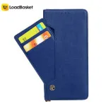 Premium Navy Wallet Case for iPhone 16 Plus – Leather Card Holder & Impact Protection