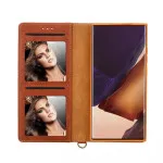 iPhone 16 Plus Brown Leather Wallet Case – Card Holder, Magnetic Closure, Shockproof