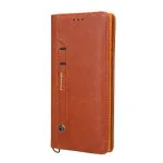 iPhone 16 Plus Brown Leather Wallet Case – Card Holder, Magnetic Closure, Shockproof