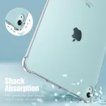 Clear Silicone Gel Bumper Case for iPad Air 4th Gen 10.9 Inch - Shockproof Protective Cover