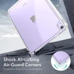 Shockproof Clear Silicone Gel Bumper Case for iPad Air 5 (10.9 Inch) - Durable Protective Cover