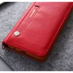 iPhone 16 Plus Leather Wallet Case – Luxury Magnetic Closure, Card Holder, Ultra-Slim Design & RFID Protection