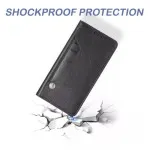 Premium Leather Wallet Case for iPhone 16 Pro Max - Card Slots, Shockproof, Magnetic Closure