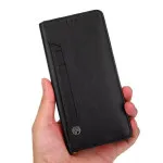 Premium Leather Wallet Case for iPhone 16 Pro Max - Card Slots, Shockproof, Magnetic Closure