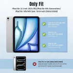 Transparent Silicone Bumper Gel Case for iPad Air 11 (2024) - Ultra-Slim, Shockproof Protection