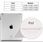 For iPad 2/3/4 Clear Case With Bumper– Slim, Flexible, and Durable Protection