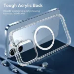 iPhone 13 Pro Max Case - Clear MagSafe Compatible, Shockproof, Yellowing Resistant, Military-Grade Protection