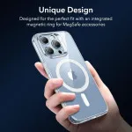 iPhone 13 Pro Clear MagSafe Case - Shockproof, Anti-Yellow, Military-Grade Protection