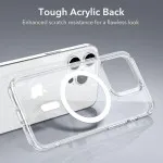 iPhone 14 Pro Max Clear MagSafe Case - Shockproof, Military-Grade, Yellowing-Resistant Protection