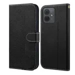 Leather Wallet Case for Motorola Moto G55 5G – Flip Folio Cover with Card Slots & Magnetic Closure