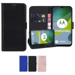 Moto E13 Leather Wallet Case with Kickstand and Strong Card Slots - Premium Folio Cover