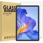 Honor Pad X8 10.1 Inch Screen Protector - 2 Pack HD Clear Tempered Glass, 9H Hardness, Anti-Scratch, Bubble-Free