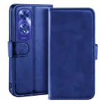 OPPO A60 Leather Case with Kickstand & Multi-Card Slots - Leather Folio Wallet Cover