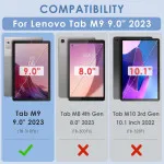 Lenovo Tab M9 9.0'' Screen Protector - Ultra-Clear, Anti-Scratch, Touch Sensitive, Case-Friendly Tempered Glass