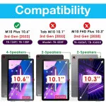 2-Pack Tempered Glass Screen Protector for Lenovo Tab M10 Plus 10.6'' (2022) - 9H Hardness, Bubble-Free