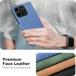 Protective Honor 200 Smart Leather Phone Case - Flip Wallet Design with Magnetic Closure