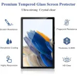 2-Pack Tempered Glass Screen Protector for Samsung Tab A8 10.5" - Ultra Clear, Anti-Scratch | UK