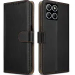 Honor X6B Premium Leather Folio Case with Card Slots and Magnetic Closure