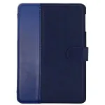 Magnetic Smart Cover for Apple iPad Mini 1, 2, 3 - Purple & Navy Folio Tablet Case