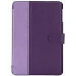 Magnetic Smart Cover for Apple iPad Mini 1, 2, 3 - Purple & Navy Folio Tablet Case