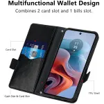 Motorola Moto G45 Premium Leather Flip Wallet Case - Luxury and Protection