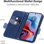 Motorola Moto G45 Premium Leather Flip Wallet Case - Luxury and Protection