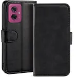 Moto G55 5G Premium Leather Wallet Case – Magnetic Flip, Card & Cash Slots