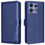 Vintage Leather Case for Motorola Edge 50 Pro - Multi-Functional Wallet Design Phone Cover